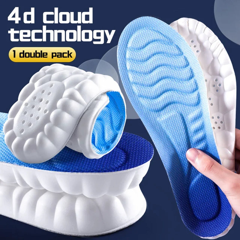 High Elasticity Latex Sport Insoles Soft Shoe Pads Arch Support Orthotic Insoles Shoe Sole Arch Support Orthopedic Insert Unisex