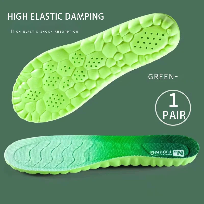 High Elasticity Latex Sport Insoles Soft Shoe Pads Arch Support Orthotic Insoles Shoe Sole Arch Support Orthopedic Insert Unisex
