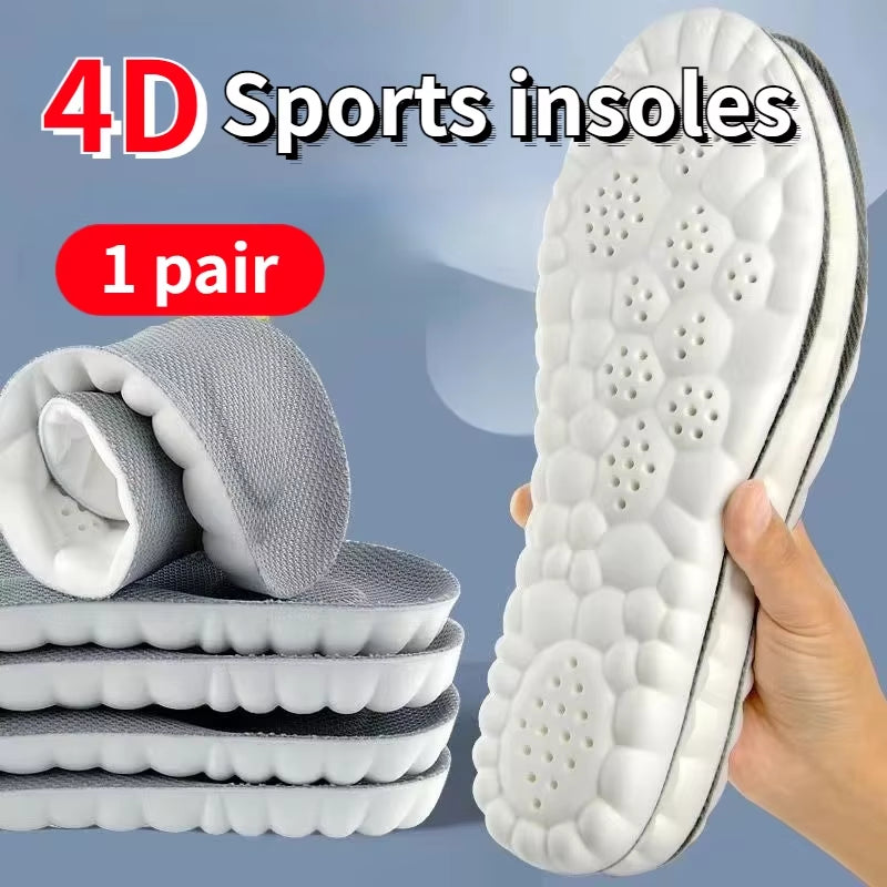 High Elasticity Latex Sport Insoles Soft Shoe Pads Arch Support Orthotic Insoles Shoe Sole Arch Support Orthopedic Insert Unisex