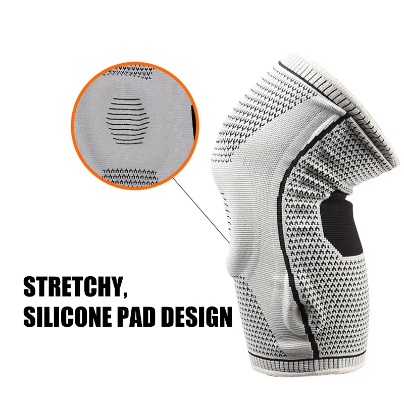 Ultimate Comfort Nylon Knee Pads for Outdoor Sports - Perfect for Basketball, Running & Fitness