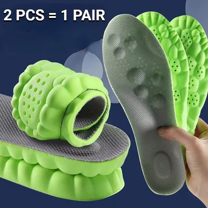 High Elasticity Latex Sport Insoles Soft Shoe Pads Arch Support Orthotic Insoles Shoe Sole Arch Support Orthopedic Insert Unisex